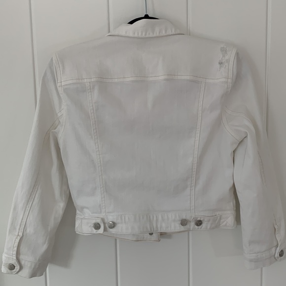 GUESS The Diane cropped white jacket - Picture 3 of 3